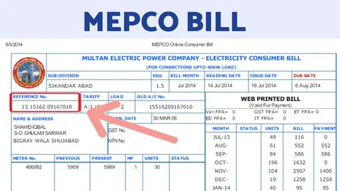 How to Access MEPCO Bill Online Without Login ID