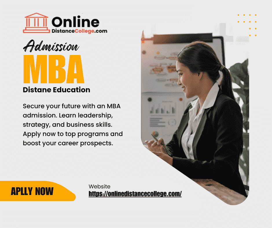 UGC-Approved MBA Distance Course – Admission Open